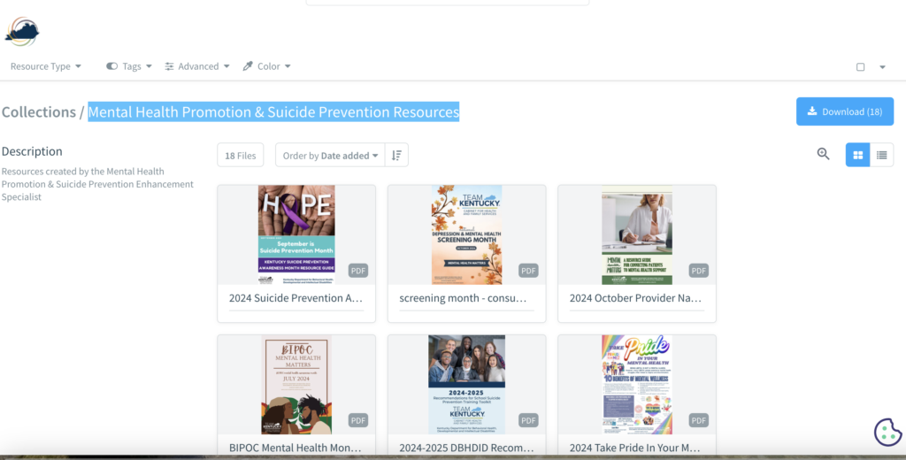 Mental Health Promotion & Suicide Prevention Resources - Kentucky ...